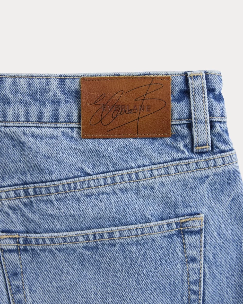 Everlane x Elena Bonvicini Thalia Mini Skirt | Crystal Cove Indigo (2)