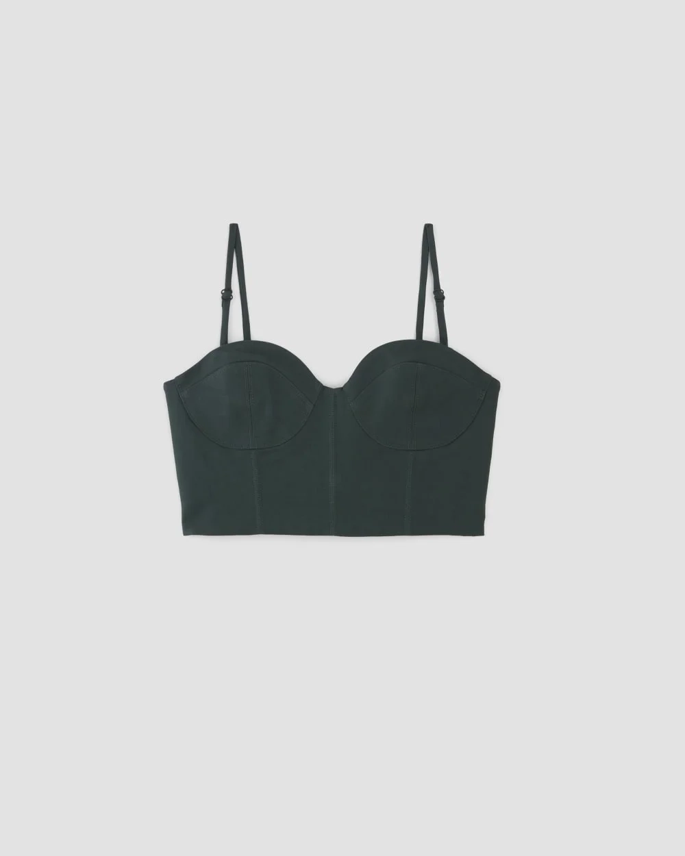 The Structured Cotton Bustier | Scarab (4)