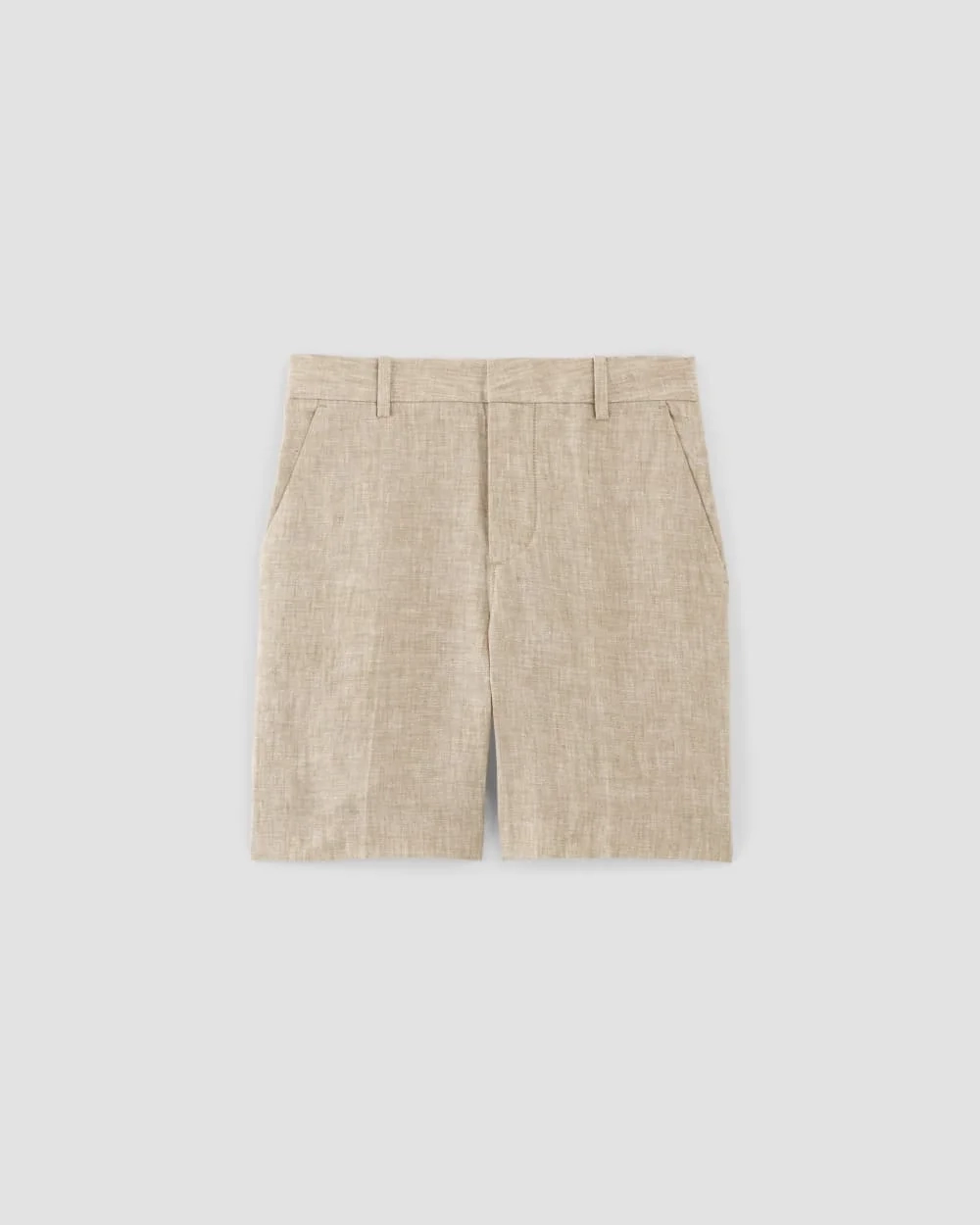The 7" Linen Trouser Short | Cornstalk Chambray (2)