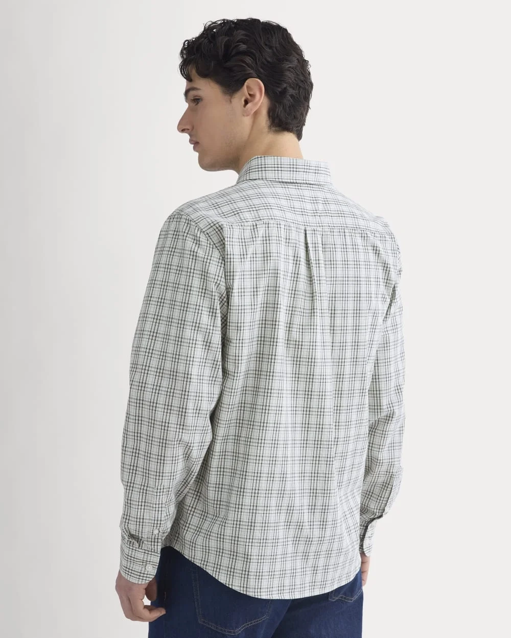 Washed Poplin Shirt | Skywriting/Multi (4)