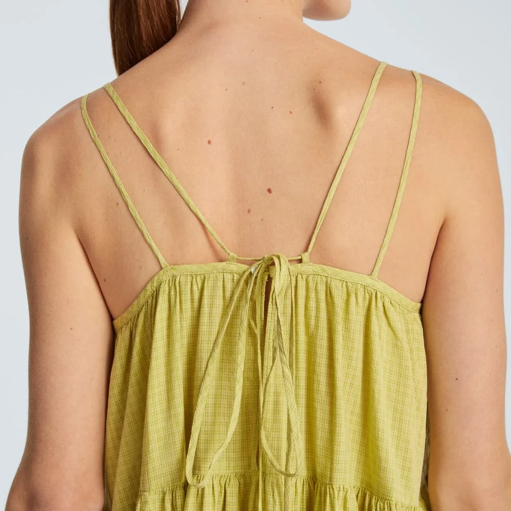 The Billow Tiered Maxi Dress | Pickled Pepper Plaid (3)