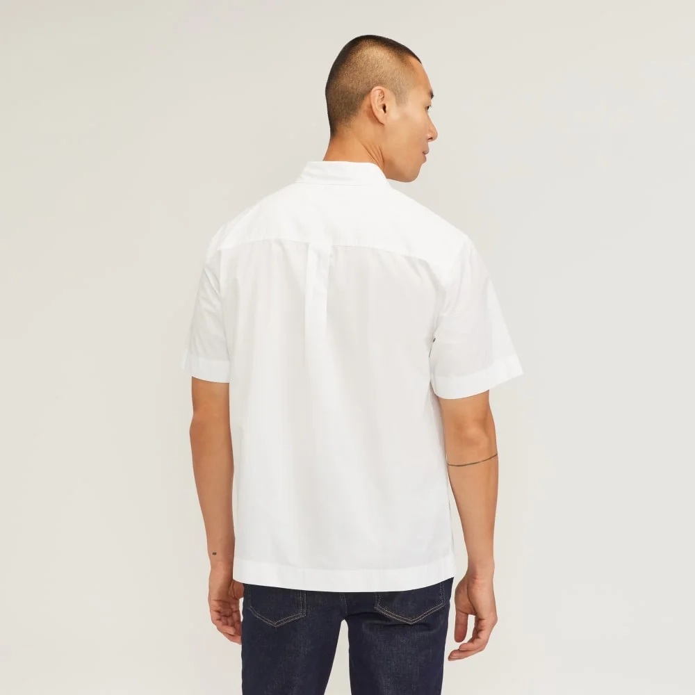 The Poplin Short-Sleeve Shirt | White (4)