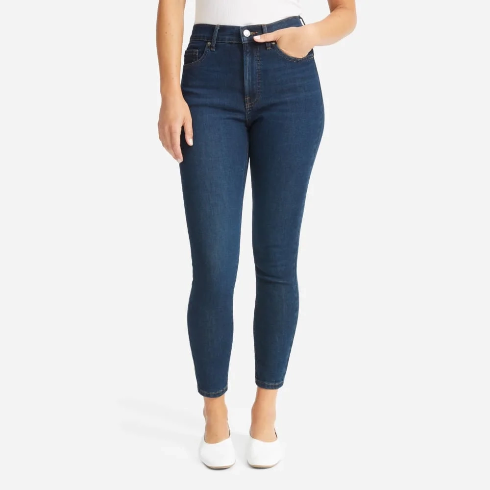 The Authentic Stretch High-Rise Skinny | Dark Blue Wash | 26.5" Inseam (6)