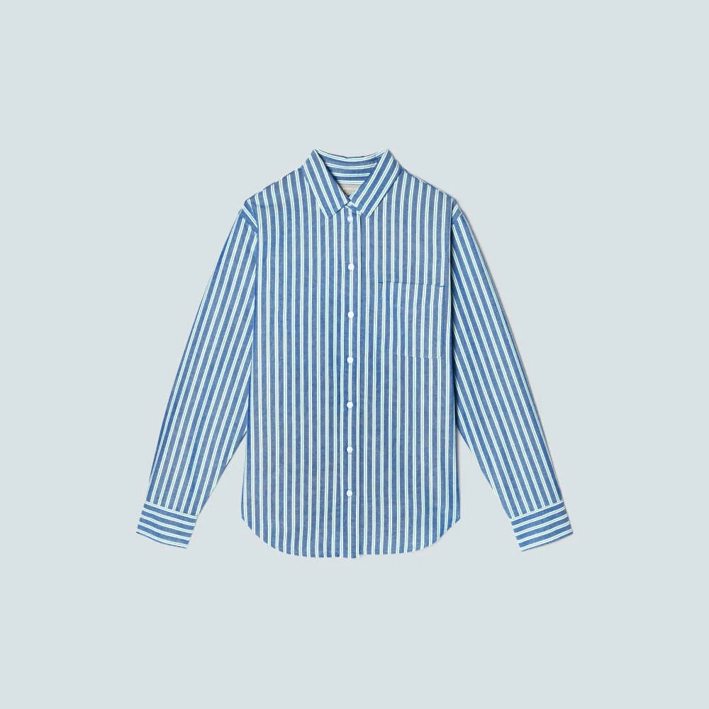 The Must-Have Oxford Shirt | Lapis Blue / Bright Jade / Optic White (4)