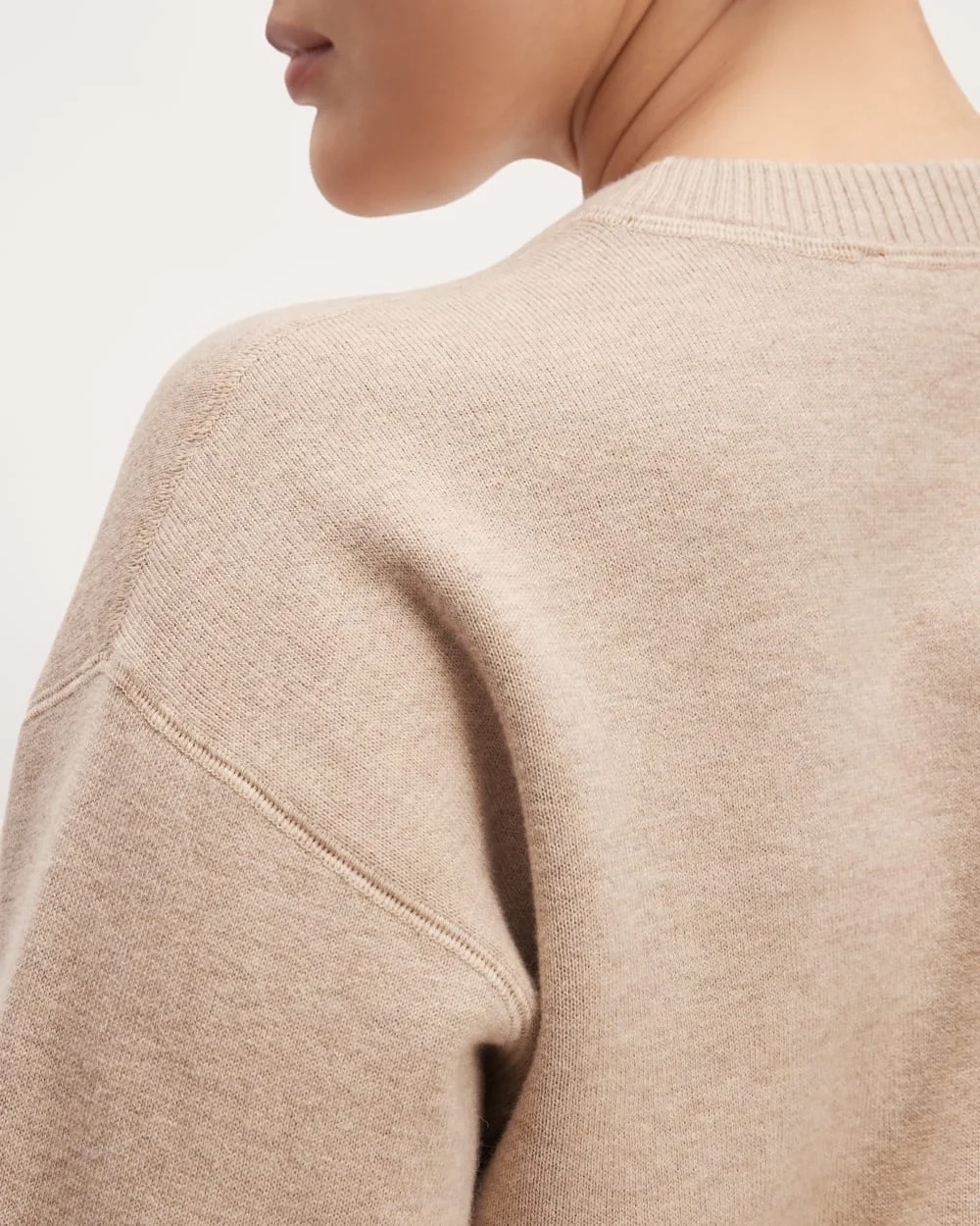 The Cotton-Merino Sweatshirt | Warm Oat Heather (3)