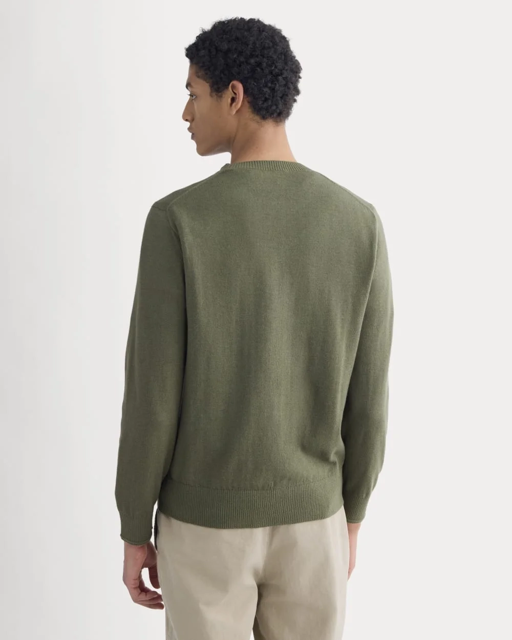 The No-Sweat Sweater | Uniform | Heathered Olive Night (5)