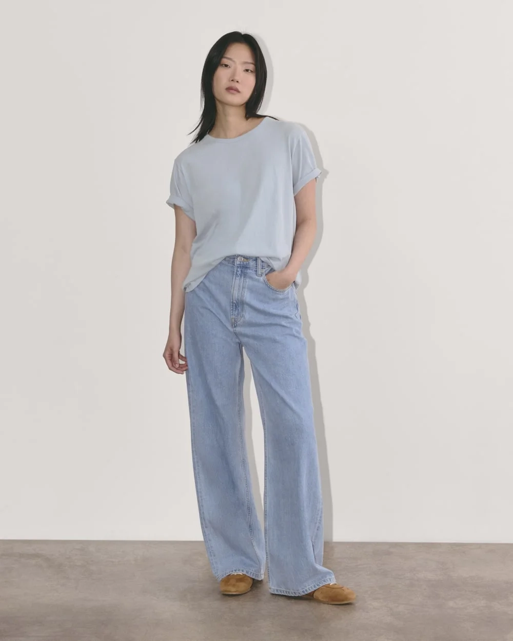 The Air Tee | Blue Slate (4)