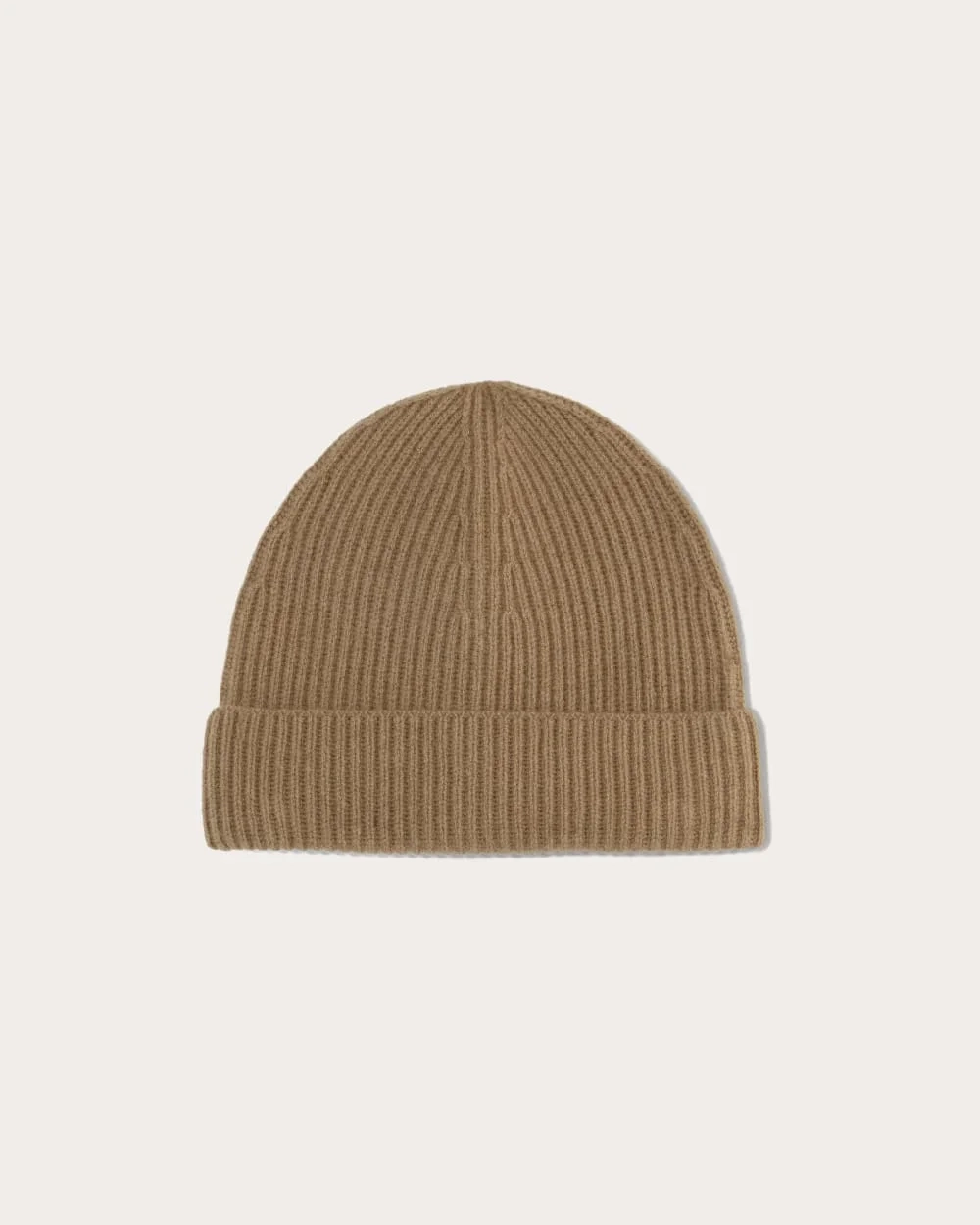 The Cashmere Ribbed Beanie | Tiger's Eye (3)