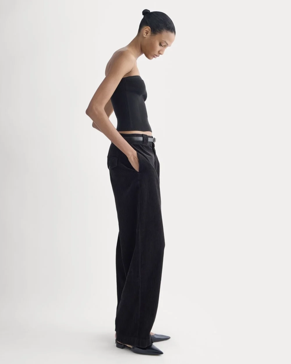 Knit Tube Top | Black (3)