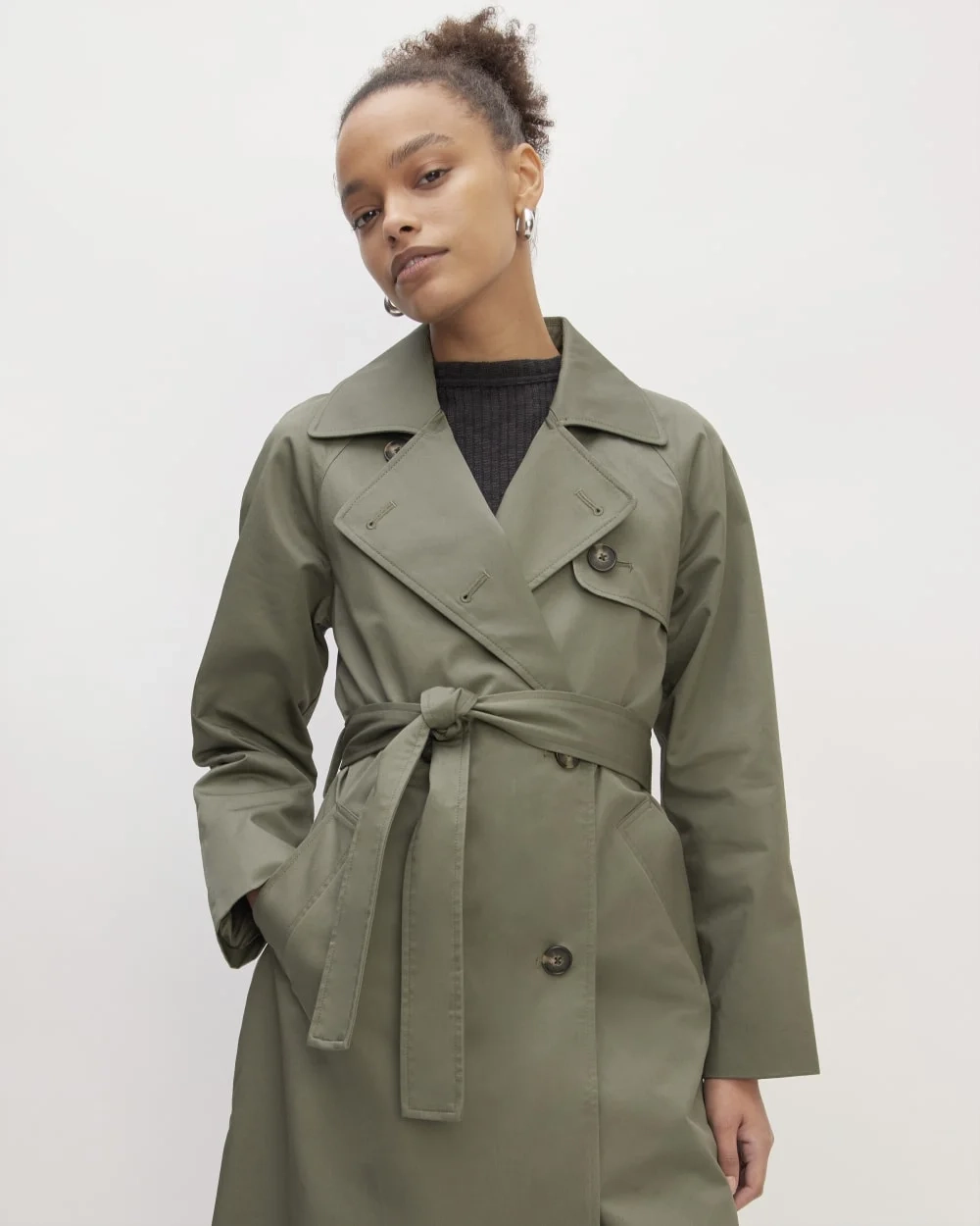 The Trench Coat | Pewter Green (5)