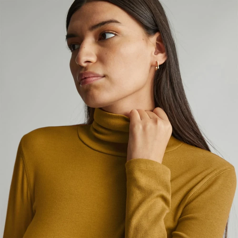 The Luxe Micro-Rib Turtleneck | Tapenade (5)