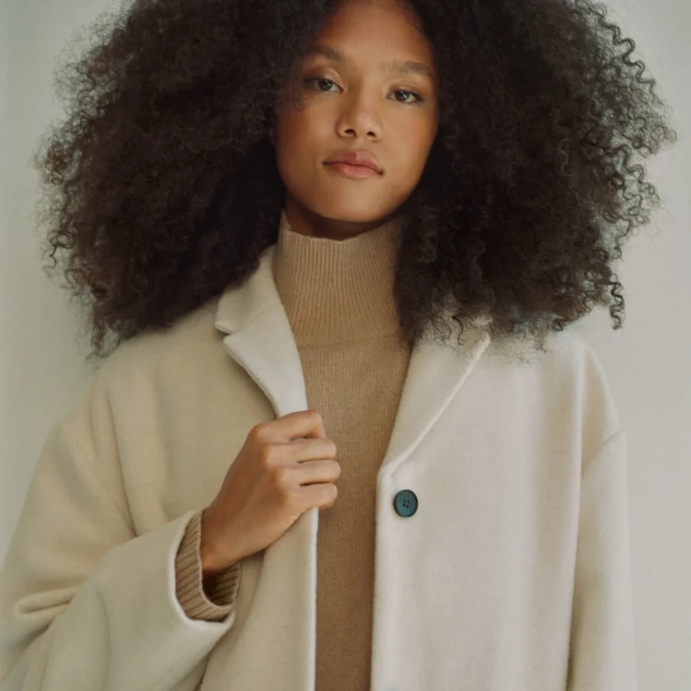 The Cashmere Oversized Turtleneck | Light Camel (3)