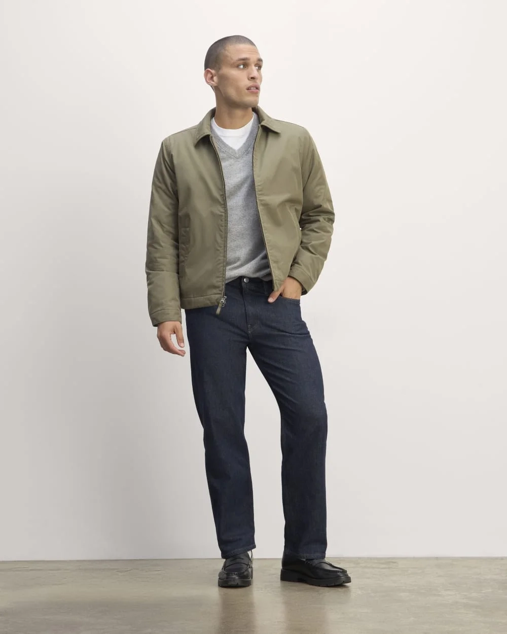 The Selvedge Loose Straight Jean | Indigo Rinse