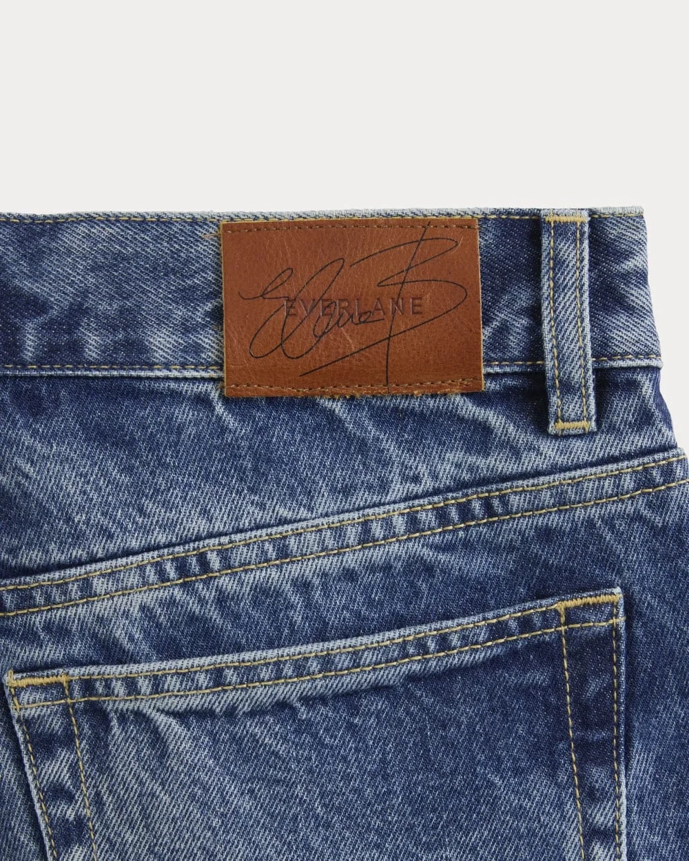 Everlane x Elena Bonvicini Pacific Short | Blue Bird Indigo (3)