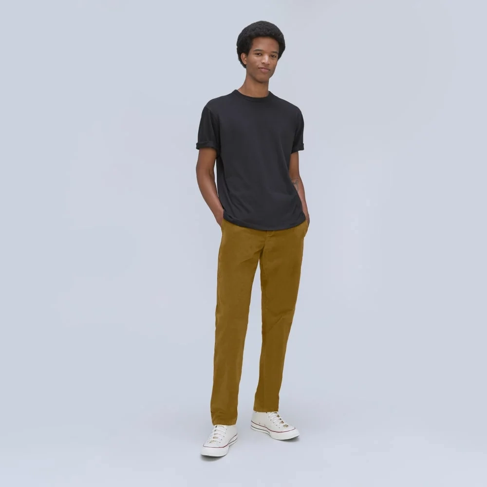 The Straight Fit Corduroy Pant | Tapenade (3)