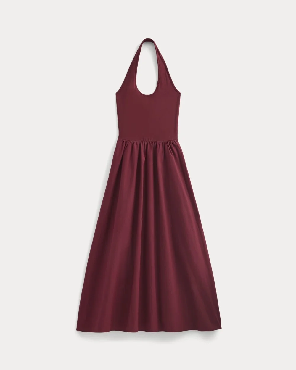 Halter Dress in Ultrasoft Cotton | Pomegranate (3)
