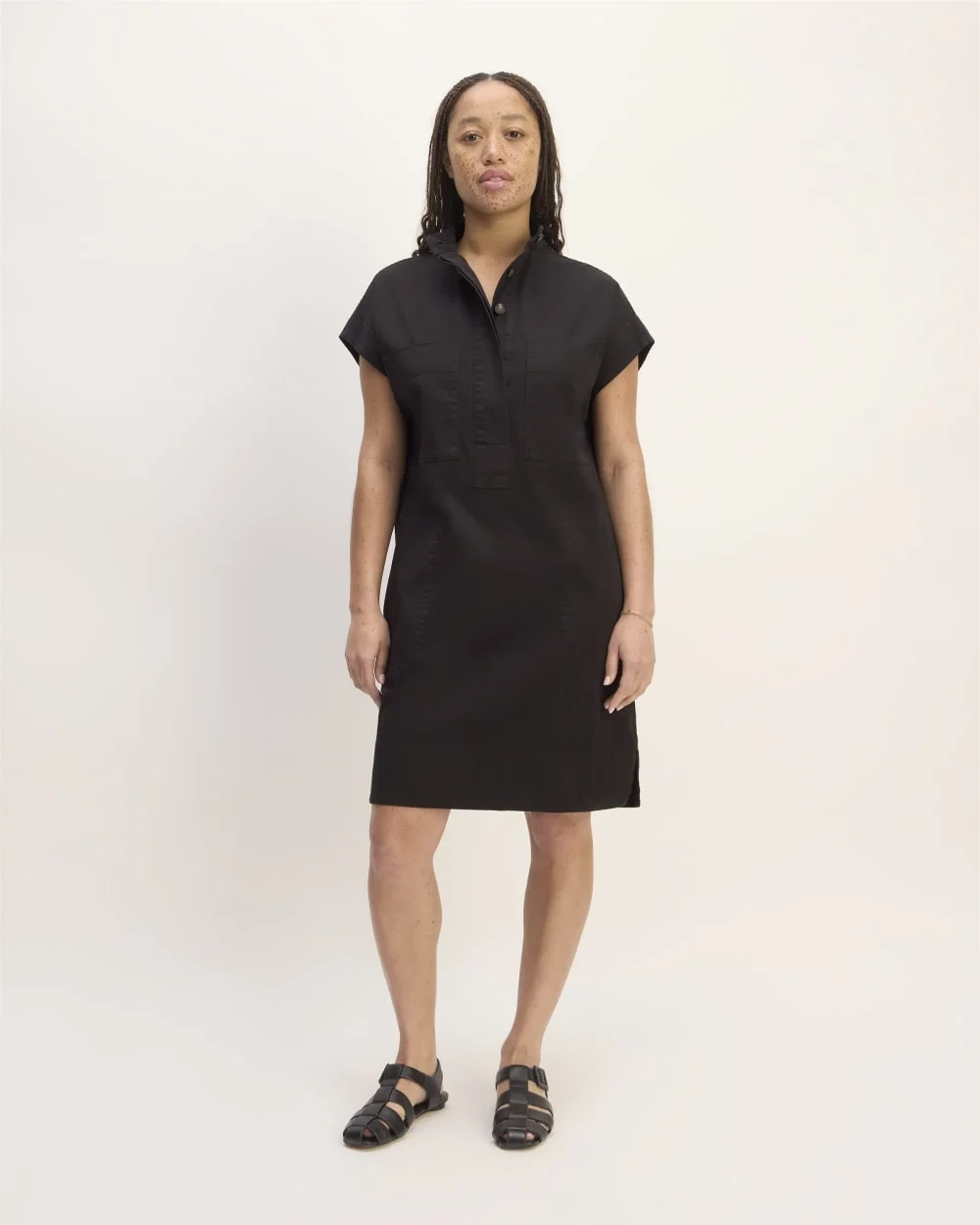 The Easy Workwear Dress | Black (4)