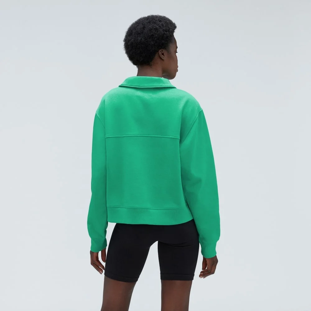 The Track Half-Zip | Bright Jade (2)