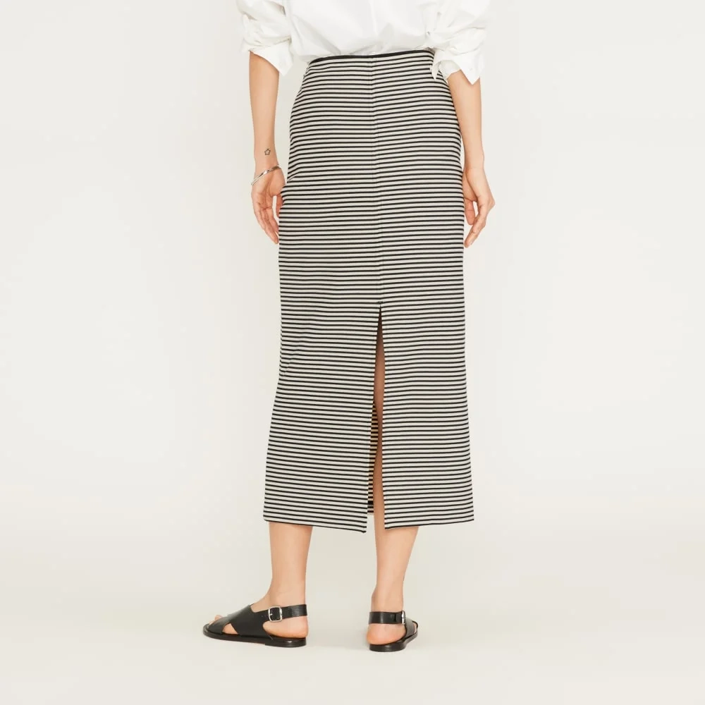 The Dream Maxi Skirt | Parchment / Black (5)