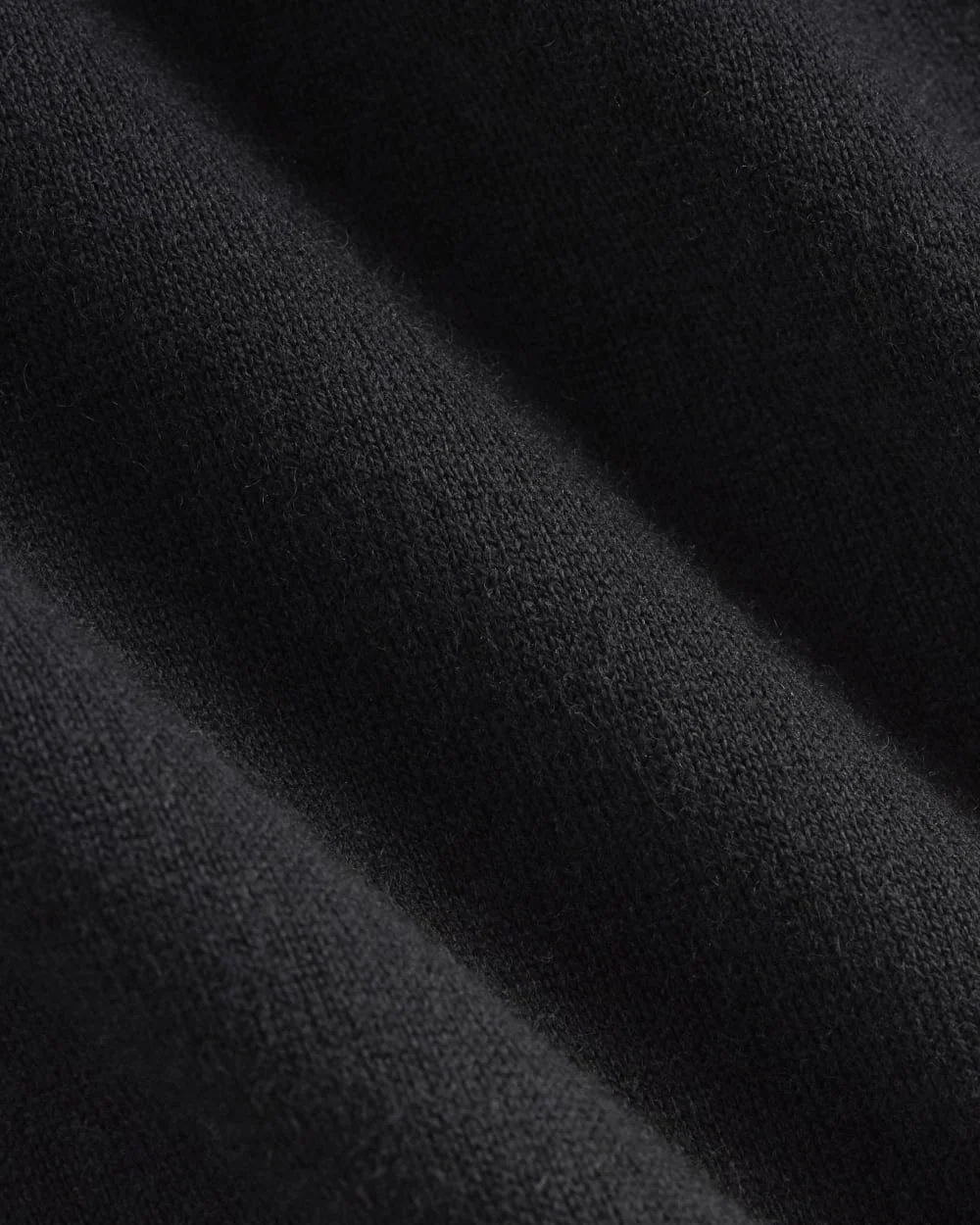 The Polo in Cotton Cashmere | Black (4)