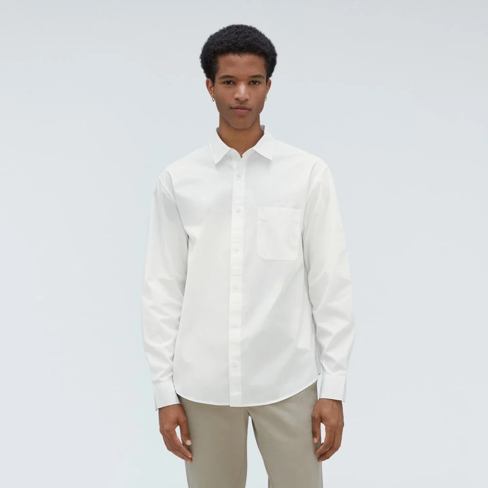 The Relaxed Poplin Shirt | White