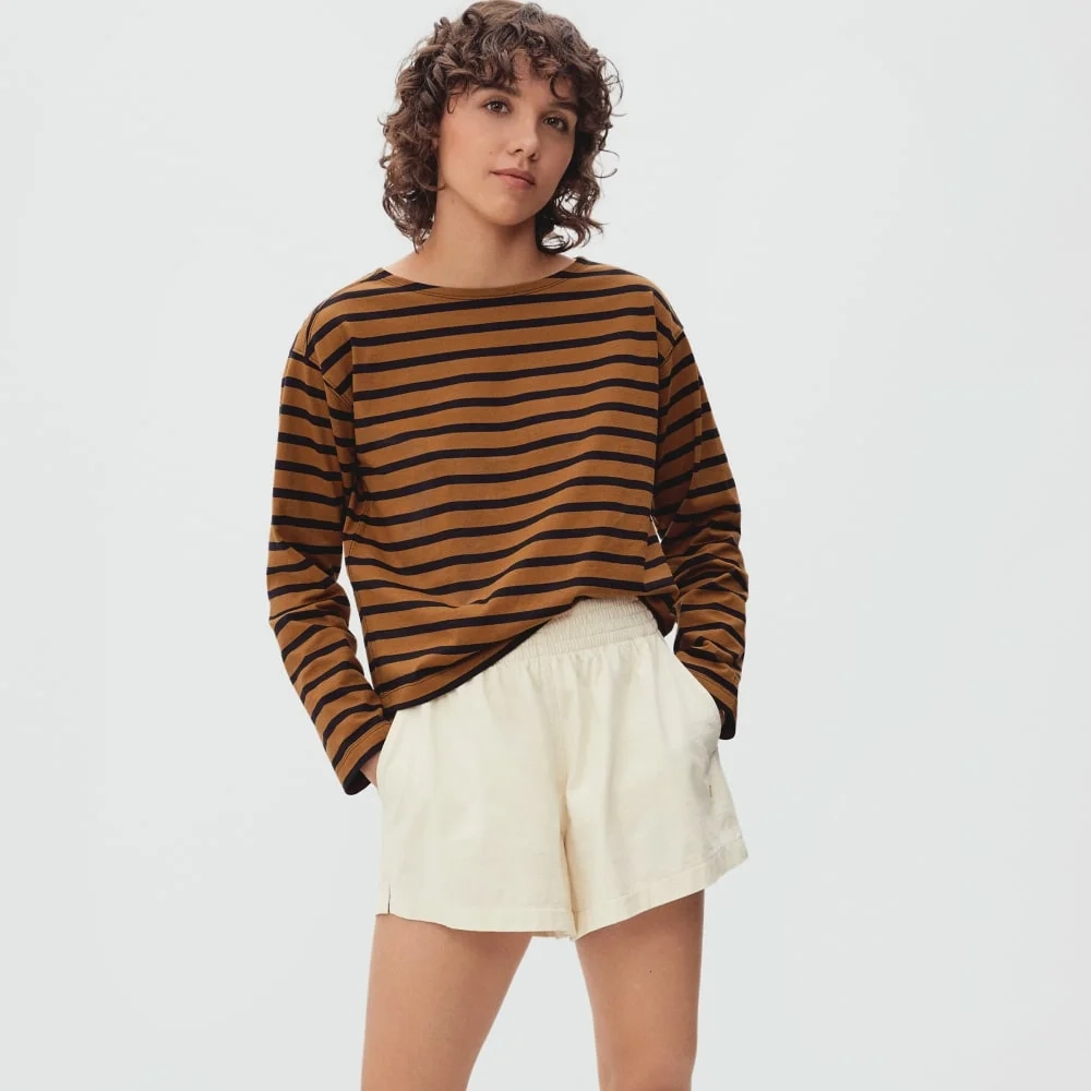 The Mariner Tee | Toasted Almond / Black (2)