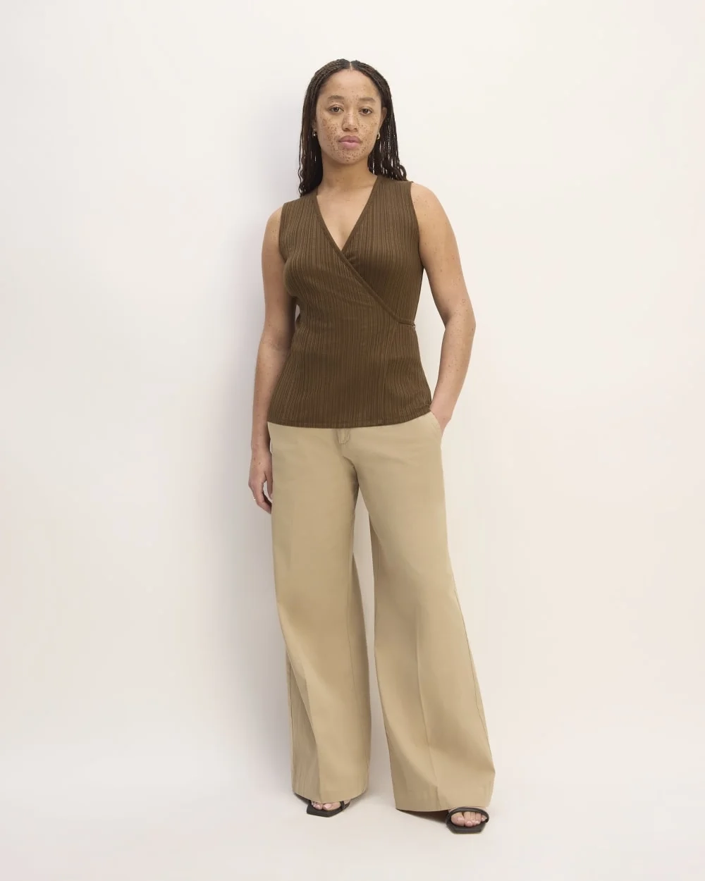 The Rib Wrap Top | Cocoa (3)