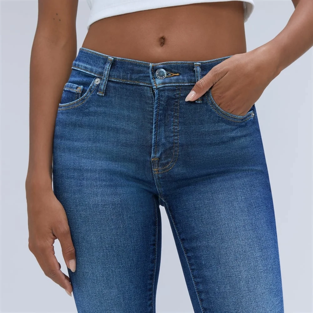 The Mid-Rise Skinny Stretch Jean | Dark Indigo (4)