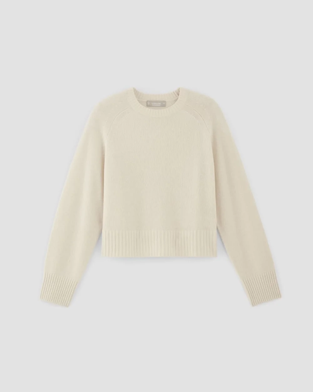 The Boxy Crew in Cashmere | Bone (4)
