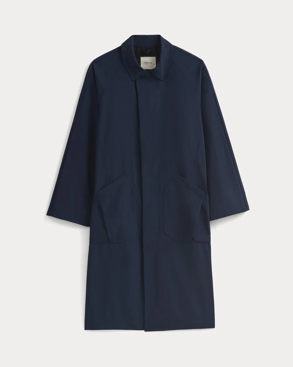 Re:Cycled Nylon Mac Coat | Deep Navy (6)