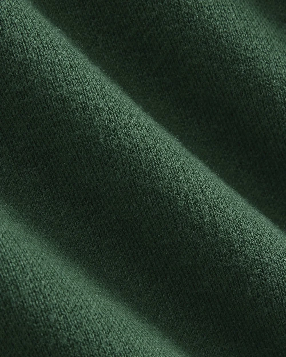 Double Knit Half-Zip in Cotton Merino | Hunter Green (2)