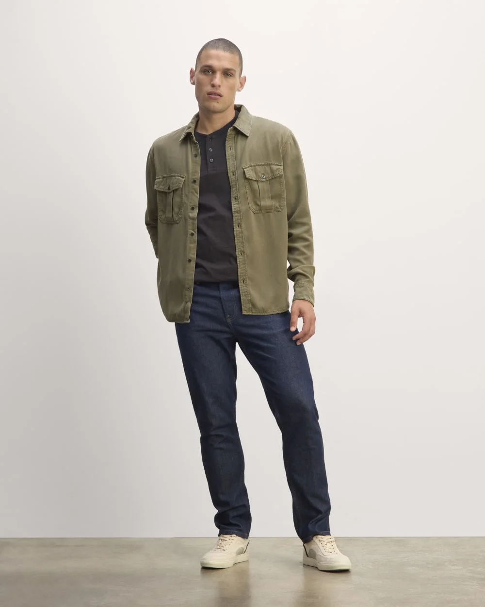 The Utility Shirt Jacket in Buttersoft | Kalamata (3)