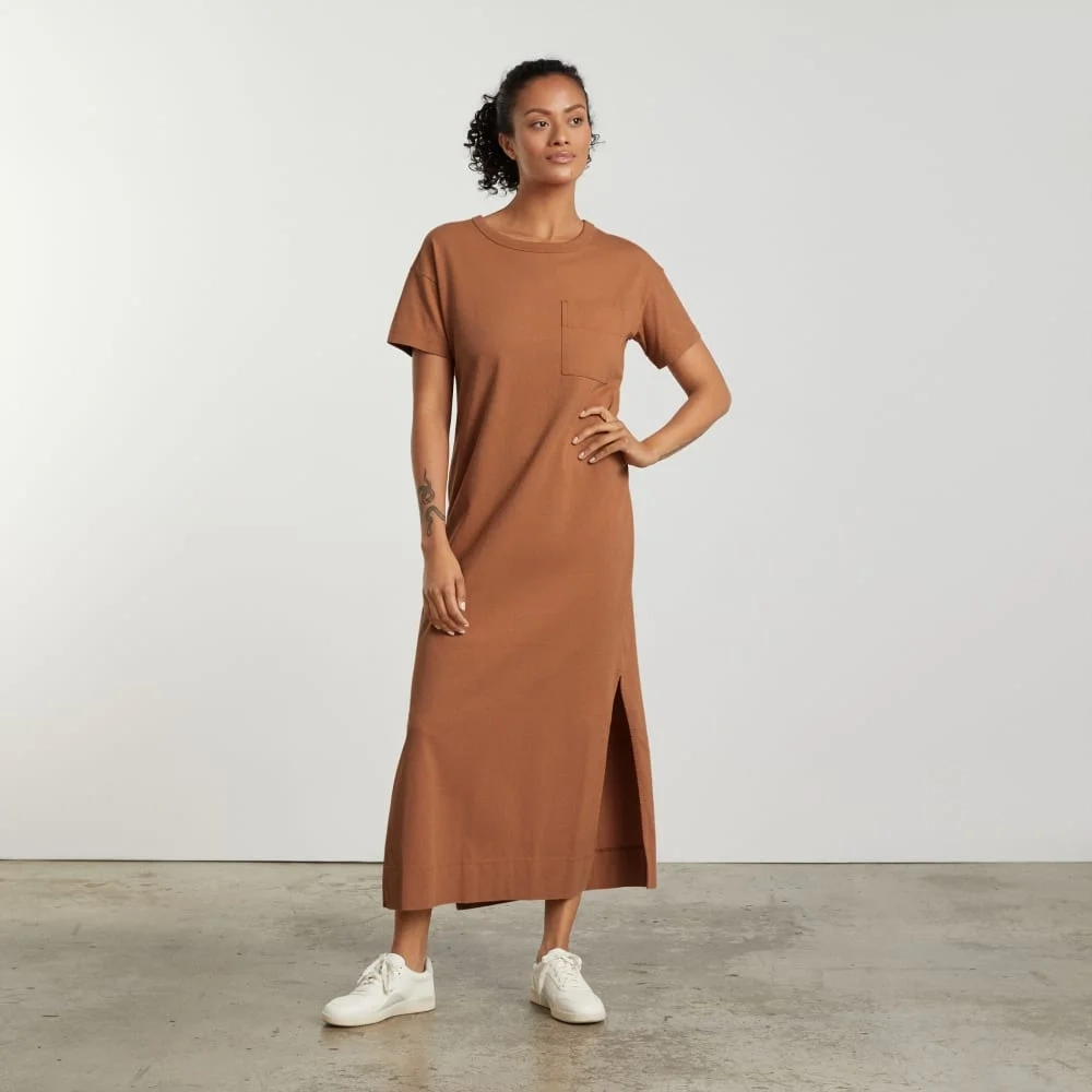 The Organic Weekend Maxi Dress | Tawny Brown (5)