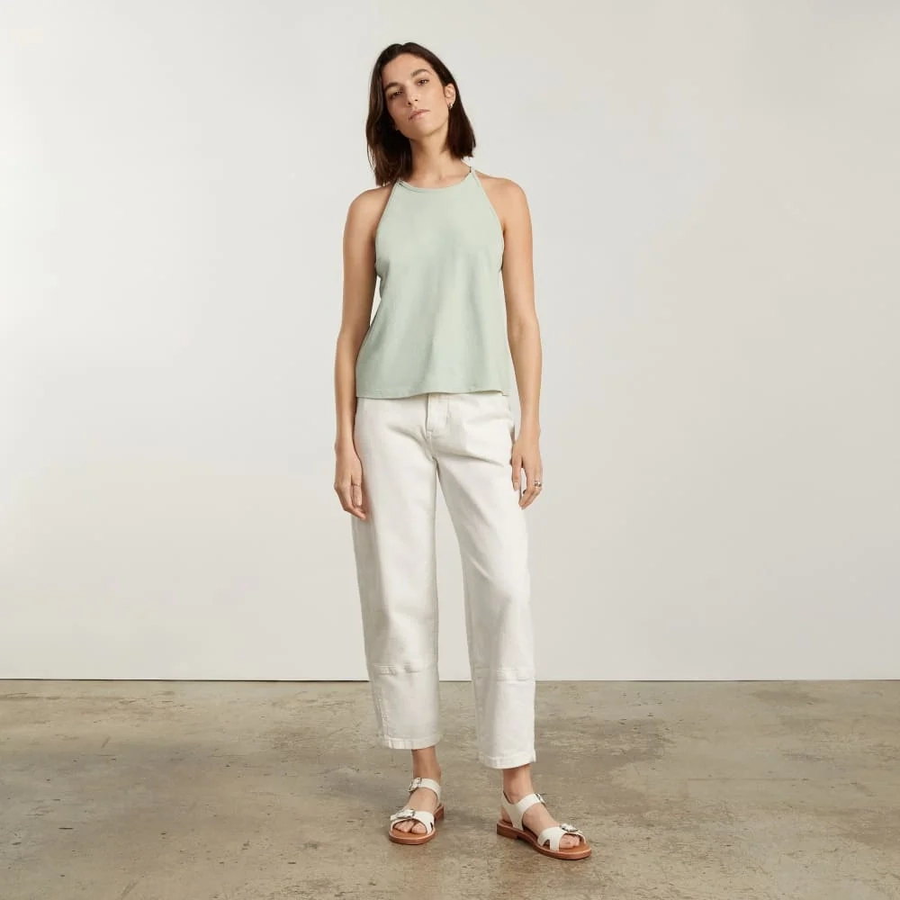 The Twin Buckle Sandal | Canvas Tan (3)