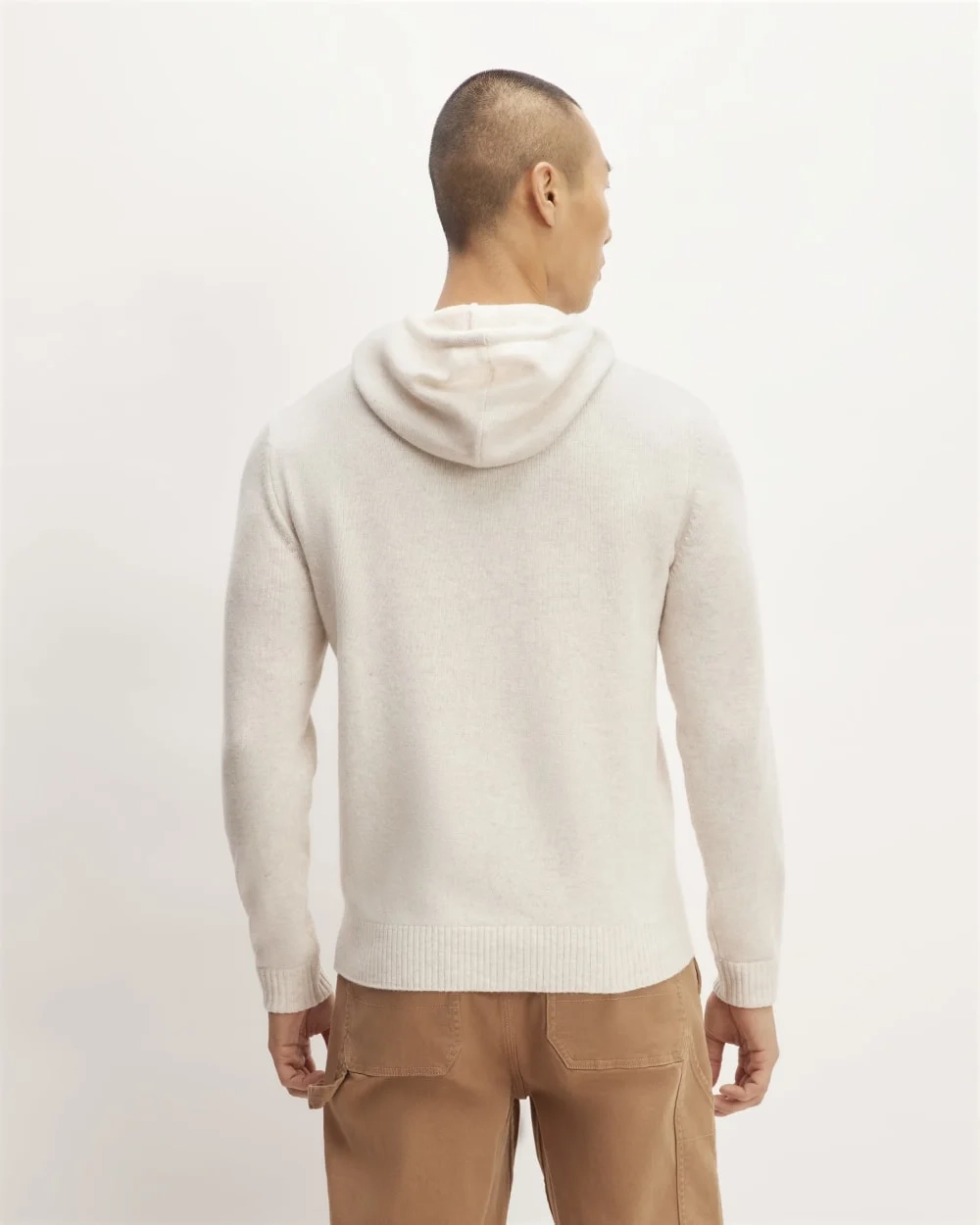 The Felted Merino Hoodie | Heathered Oat (2)