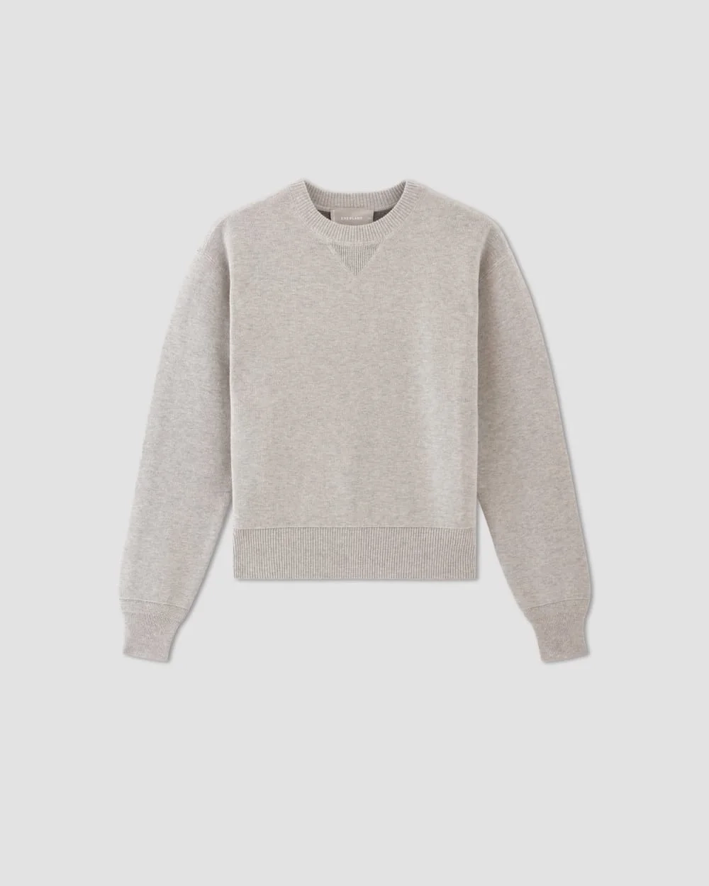 The Cotton-Merino Sweatshirt | Heathered Grey (2)