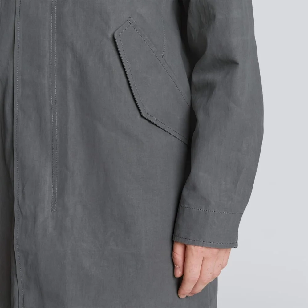 The Waxed Cotton Parka | Slate (5)