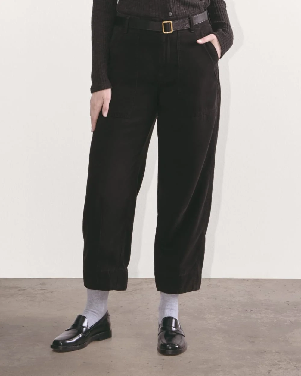 The Utility Pant in Buttersoft | Black (4)