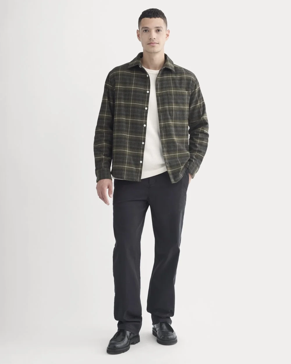 Brushed Flannel Shirt | Heather Beech (5)