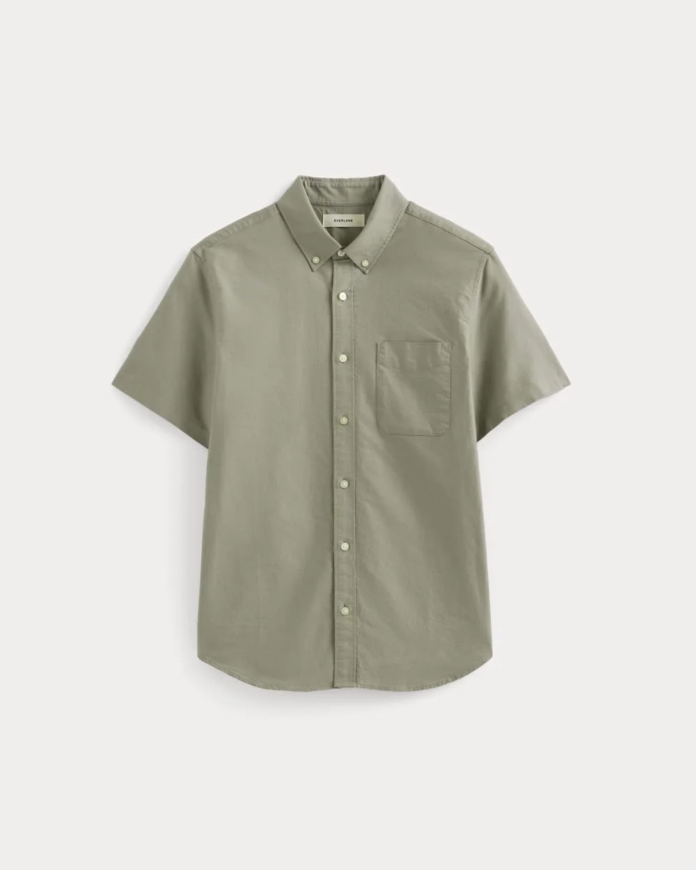 The Organic Short Sleeve Oxford Shirt | Sage Green (5)