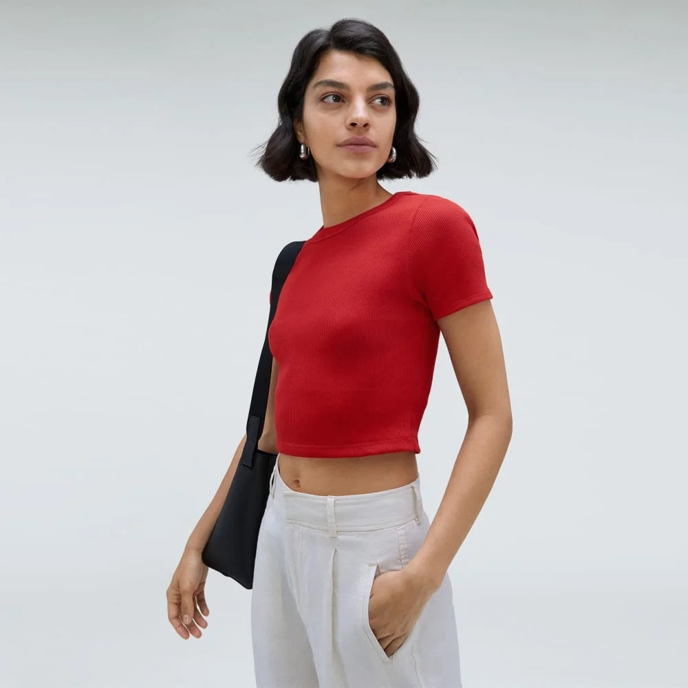 The ’90s Rib Tee | Ruby (2)