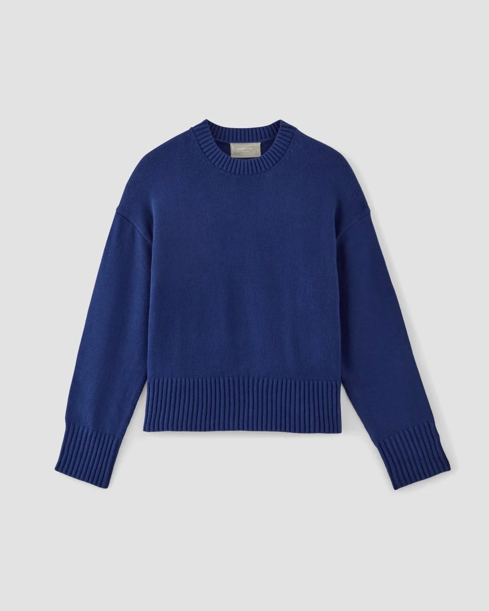 The Boxy Sweater in Everyday Cotton | Bellwether Blue (5)