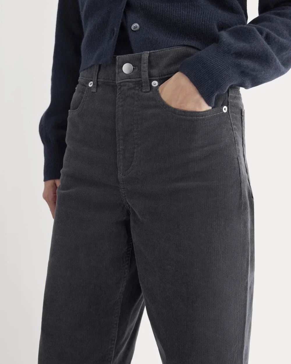 The Way-High® Corduroy Pant | Graphite (3)