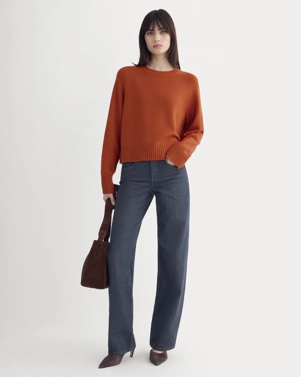 The Boxy Crew in Cashmere | Rust (2)