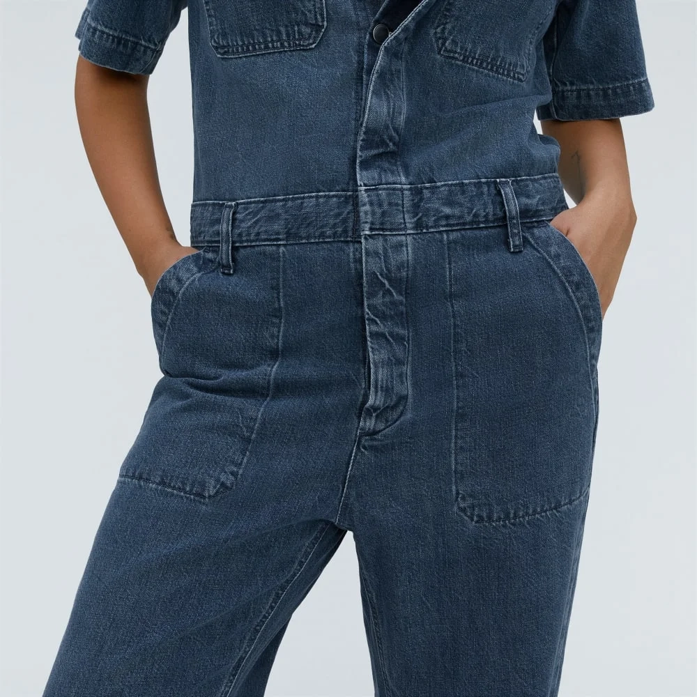 The Supersoft Jean Coverall | Work Blue (3)