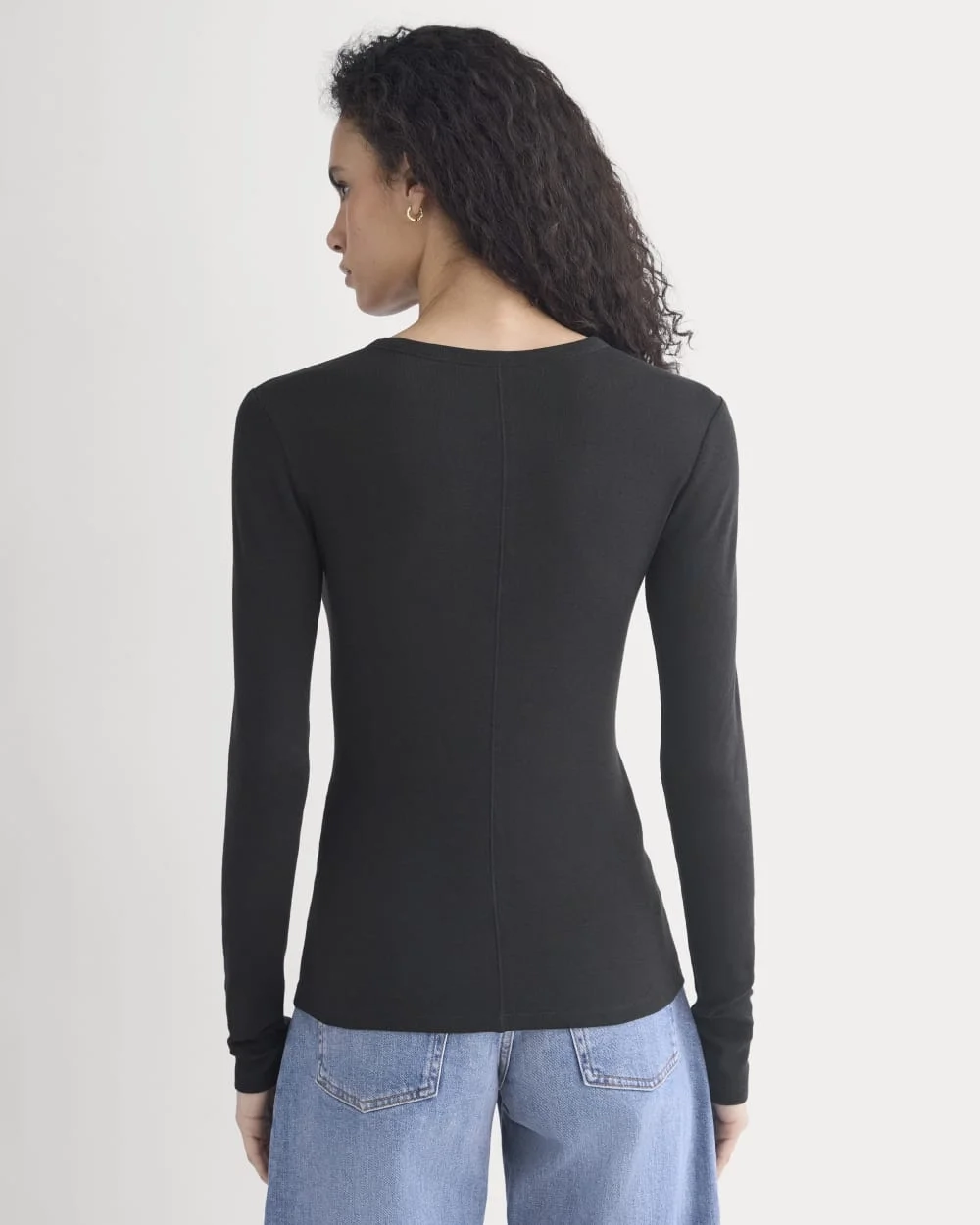 Tissue Long-Sleeve Crew | Black (6)