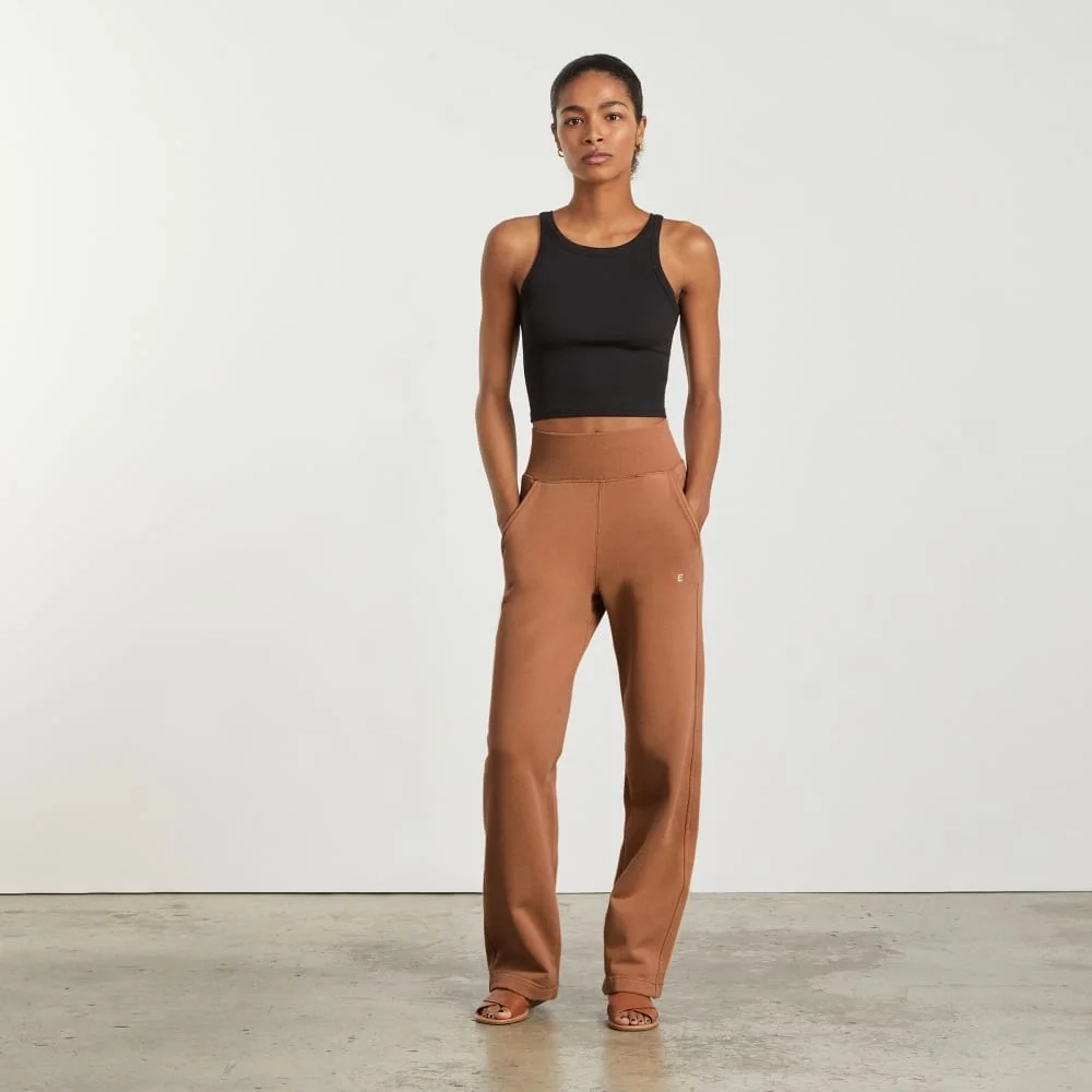 The Track High-Waist Pant | Tawny Brown (2)