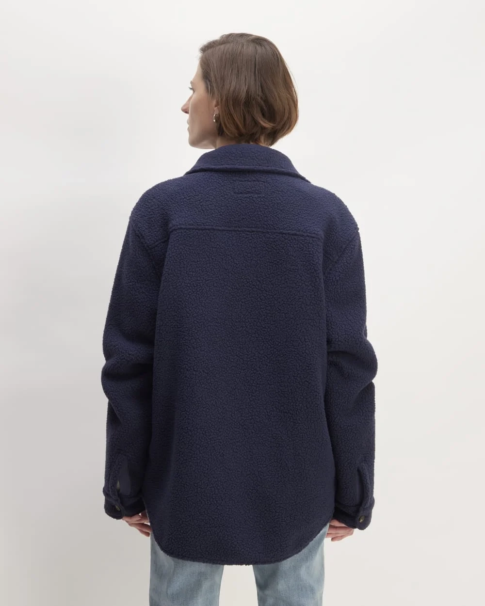 The ReNew Fleece Everyone Overshirt | Navy (4)