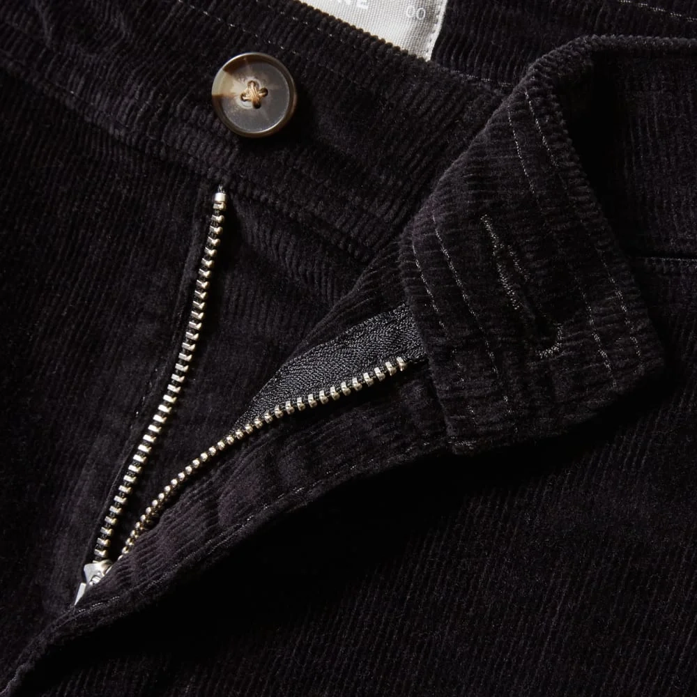 The Corduroy Wide-Leg Pant | Black (4)