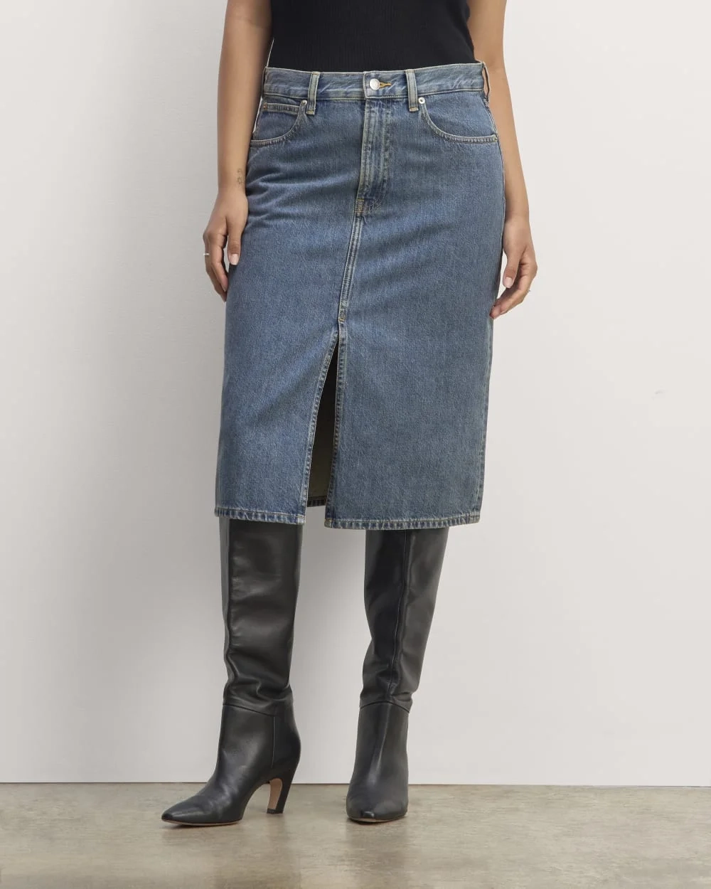 The Mid-Way Skirt | Mid Blue (4)